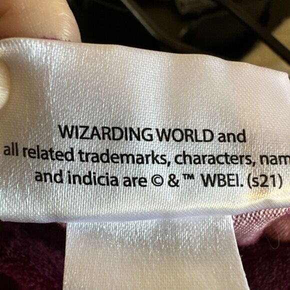 Harry Potter PJ Set 2 Piece Brick Red XL (16-18) Hogwarts Owl Hedwig Girls - Picture 12 of 14